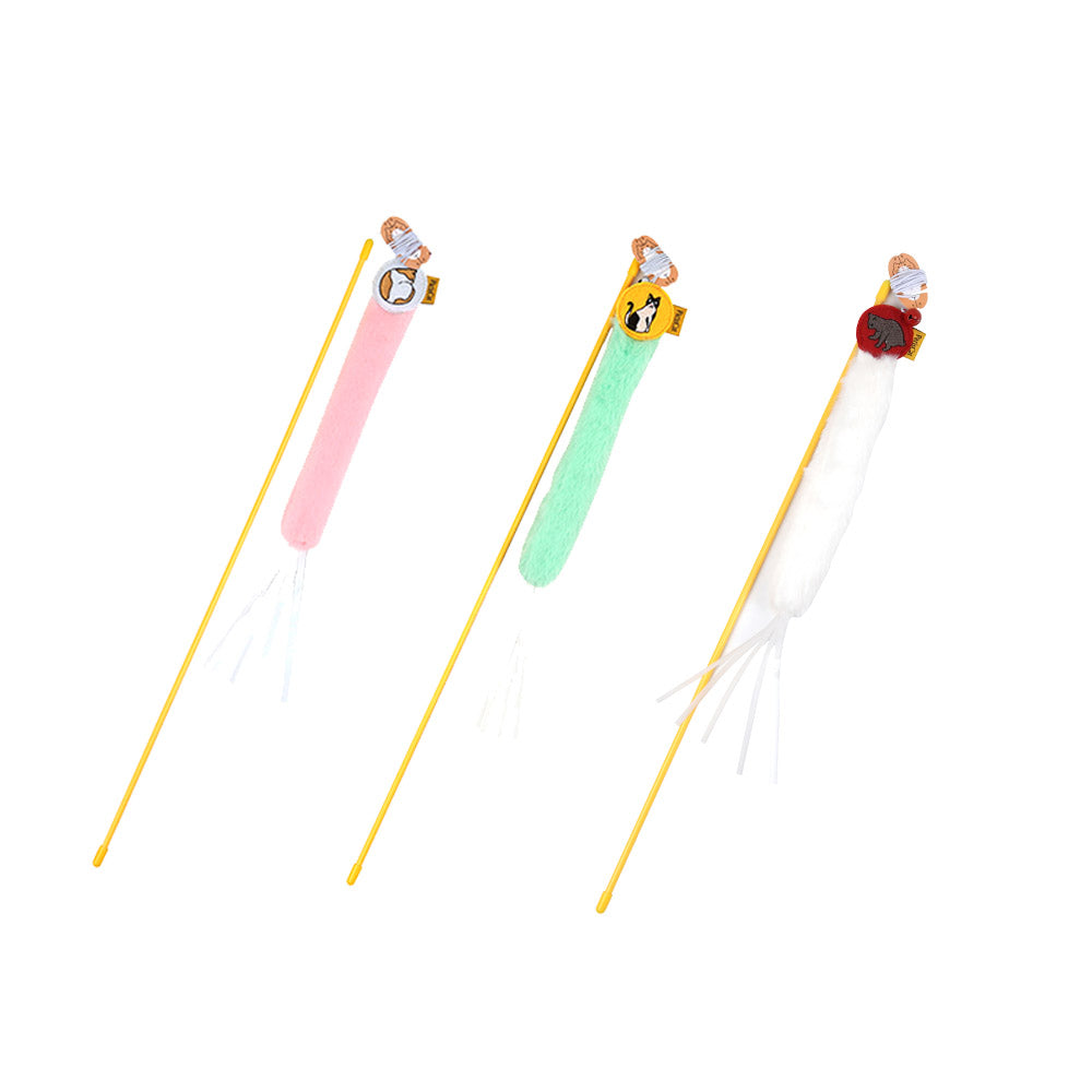 Pariscat Sound Tail Cat Stick Toy
