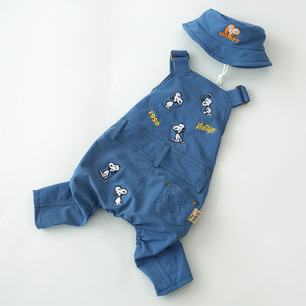 Peanuts Vintage Overall Pants Set