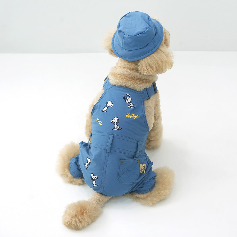 Peanuts Vintage Overall Pants Set