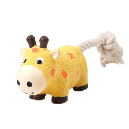 Animal Rope Latex Toy