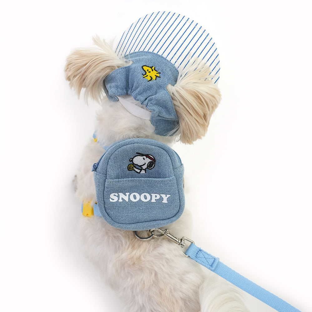 Peaanuts Denim 2Way Backpack Harness Set