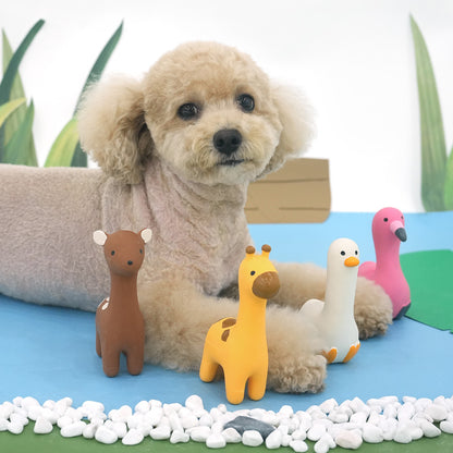 Natural Zoo Animal Latex Toy