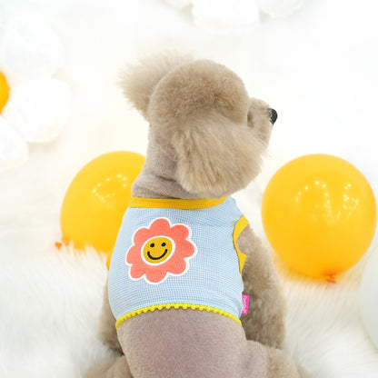 Smile Flower Crop T Shirt