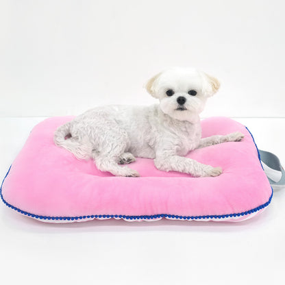 Peanuts Stripe Stroller Guard & Cushion