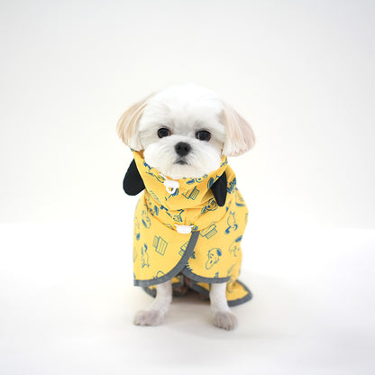 Peanuts Pattern Raincoat