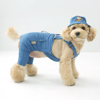 Peanuts Vintage Overall Pants Set