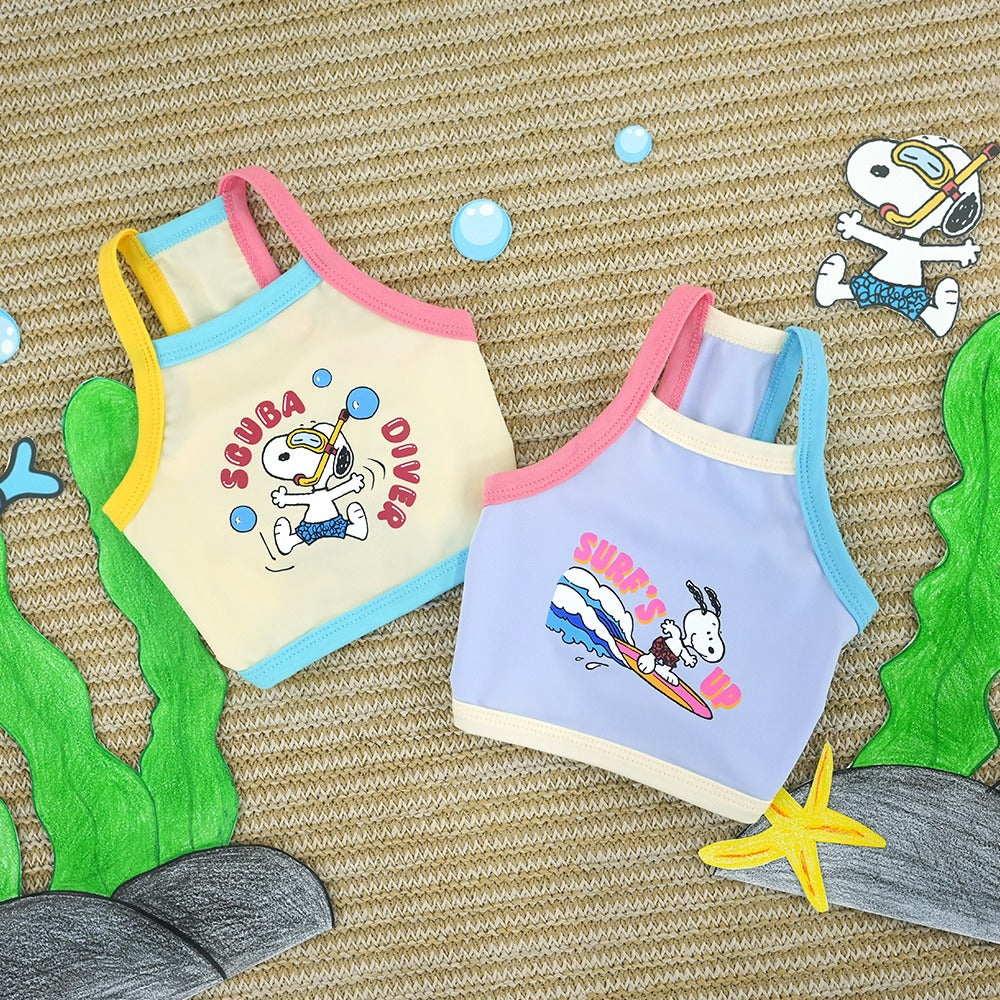 Peanuts Vacation Crop T-Shirt
