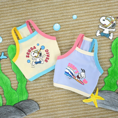 Peanuts Vacation Crop T-Shirt