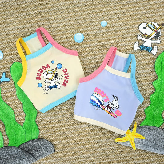 Peanuts Vacation Crop T-Shirt