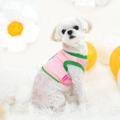 Smile Flower Crop T Shirt