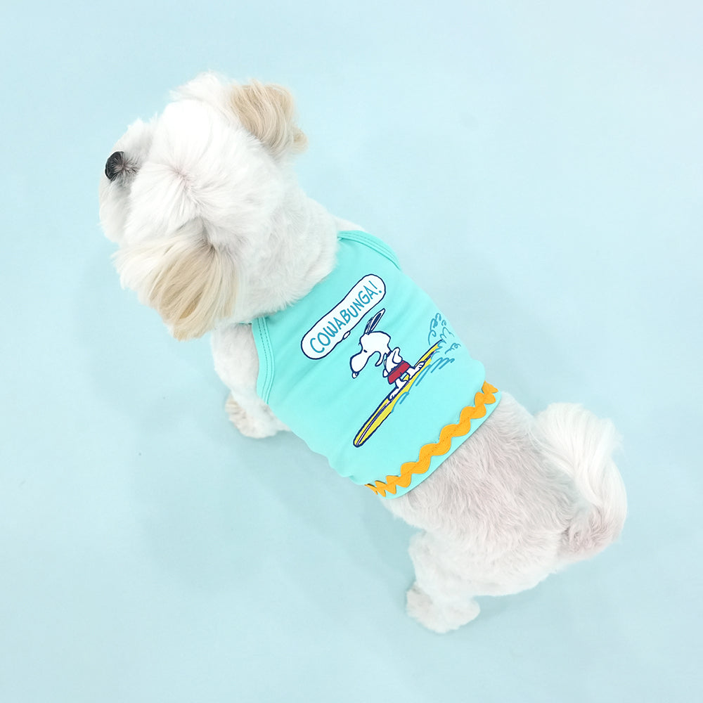 Peanuts Vintage Surfer Cool Crop T