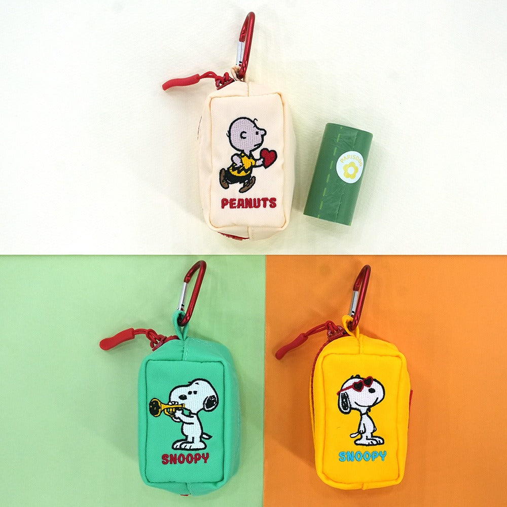 Peanuts Mini Poop Bag Pouch