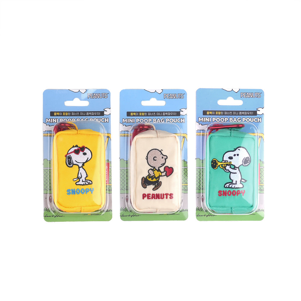 Peanuts Mini Poop Bag Pouch