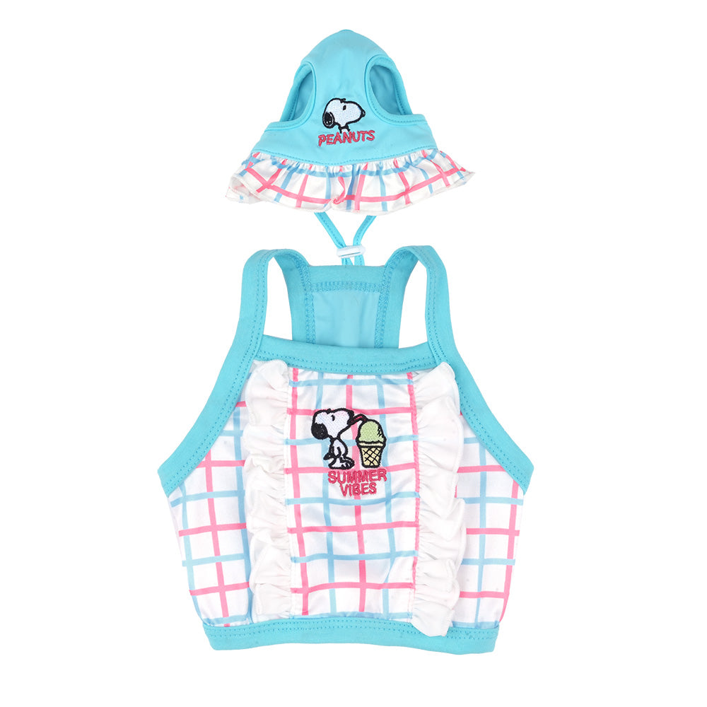 Peanuts Cool Check Rashguard Set