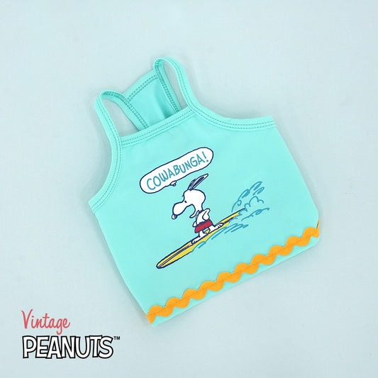 Peanuts Vintage Surfer Cool Crop T