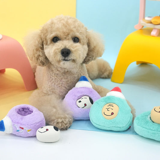 Peanuts Combo Latex Roll Cake Toy