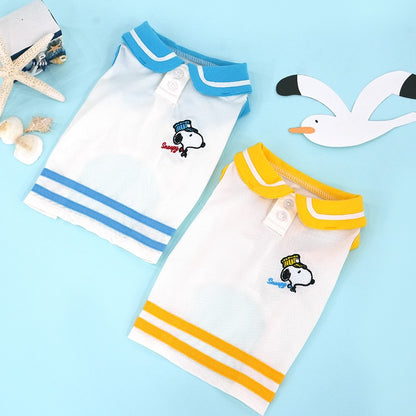 Peanuts Seaside Cool Collar T-Shirt