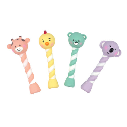 Mini Animal Screw Latex Toy