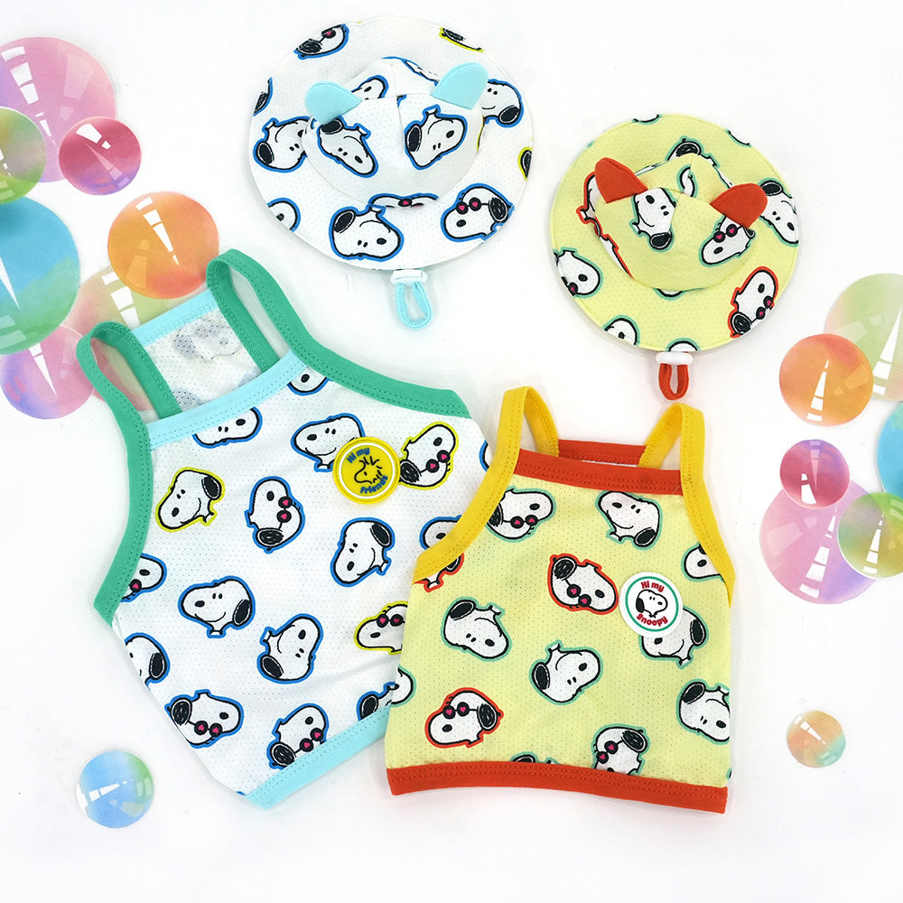 Peanuts Bubble Mesh Crop T-Shirt Set