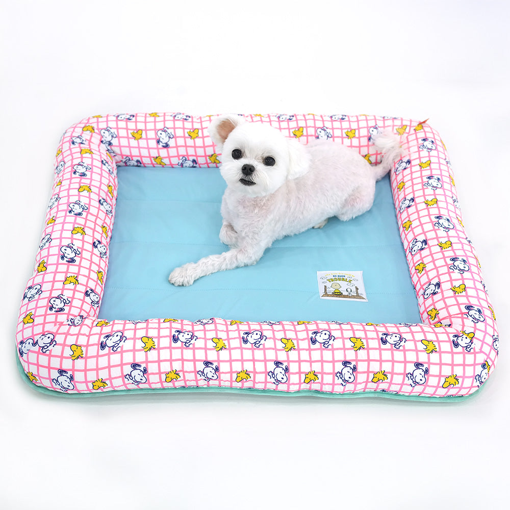 Peanuts Summer Check Cool Flat Bed