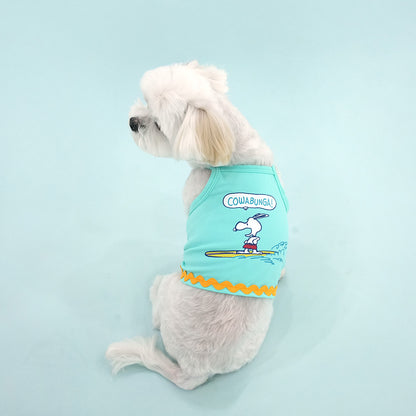 Peanuts Vintage Surfer Cool Crop T